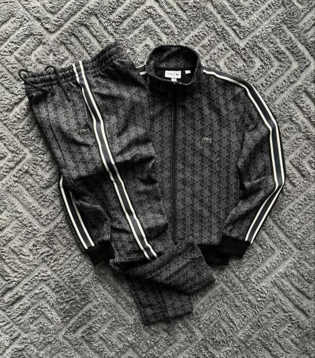 Nowe dresy Lacoste Monogram Black