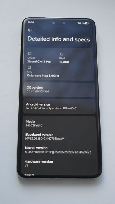 Xiaomi Civi 4 pro 12/256 gb торг обмін