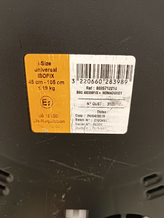 Cadeira bebeconfort Isofix 2