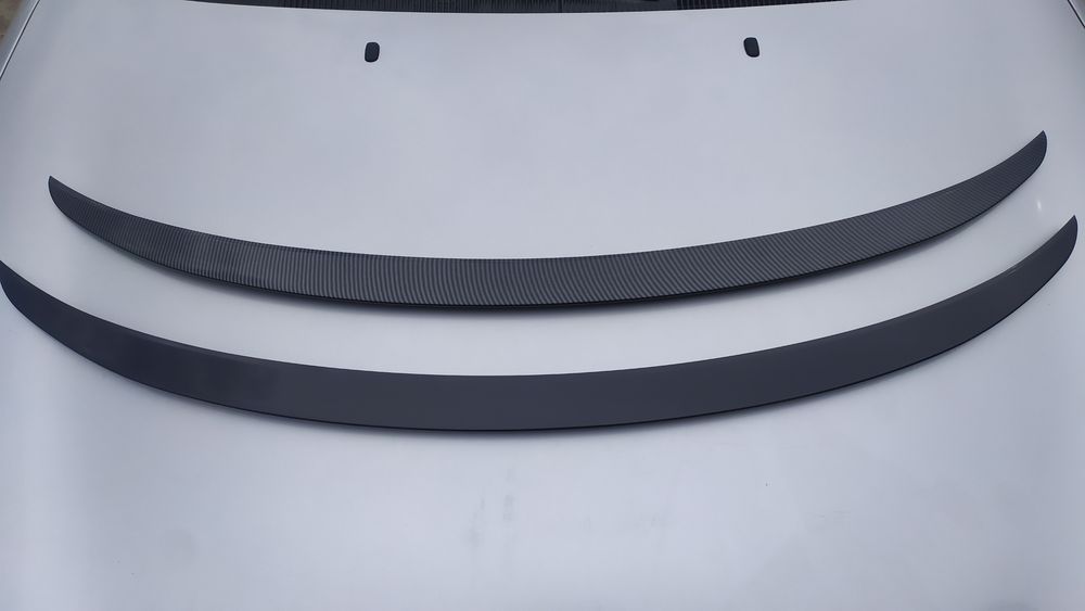 Спойлер Карбон, чорний глянець мат антикрило Тесла модель 3 ,Y тюнінг