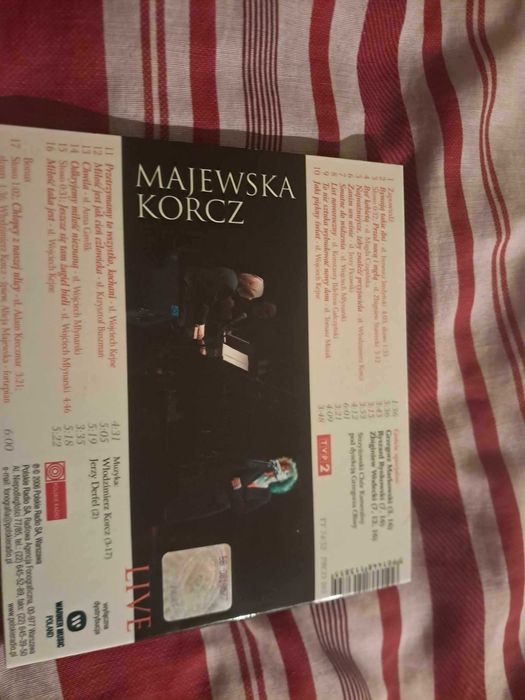 Alicja Majewska Włodzimierz Korcz Live CD jak nowa