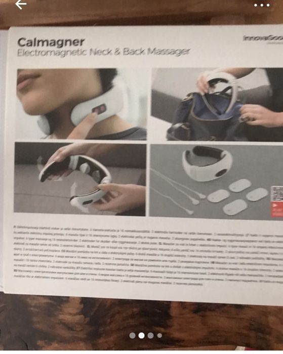 Massajador eletromagnetico, nunca utilizado