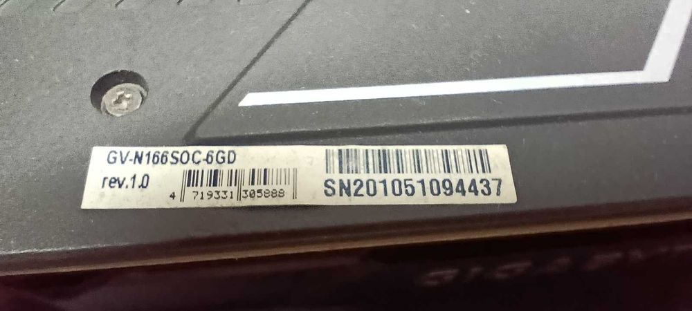 Gigabyte WindForce GTX 1660 Super 6GB OC – GV-N166SOC-6GD