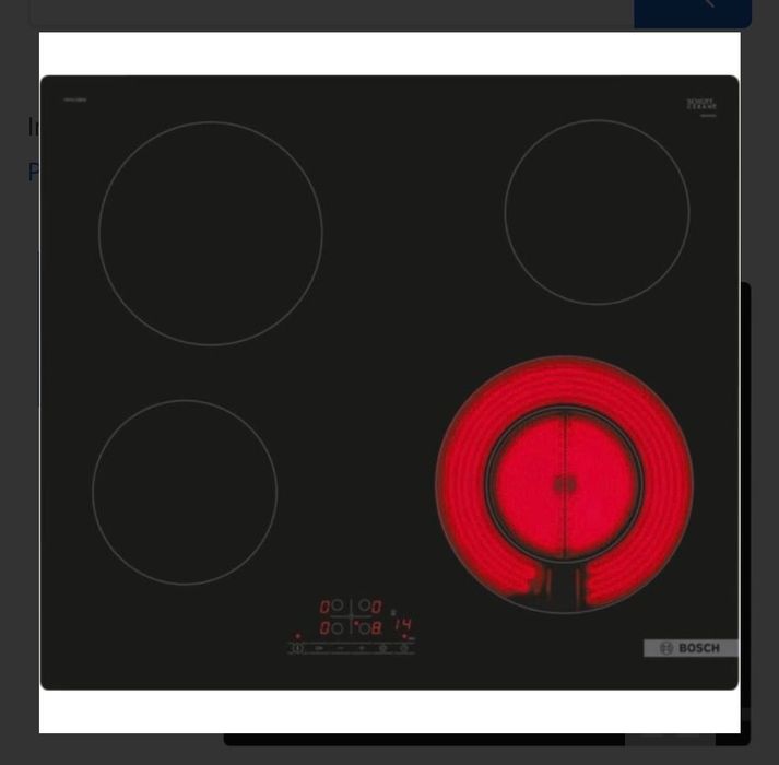 Placa Vitrocerâmica Bosch PKF611BB8E 60cm