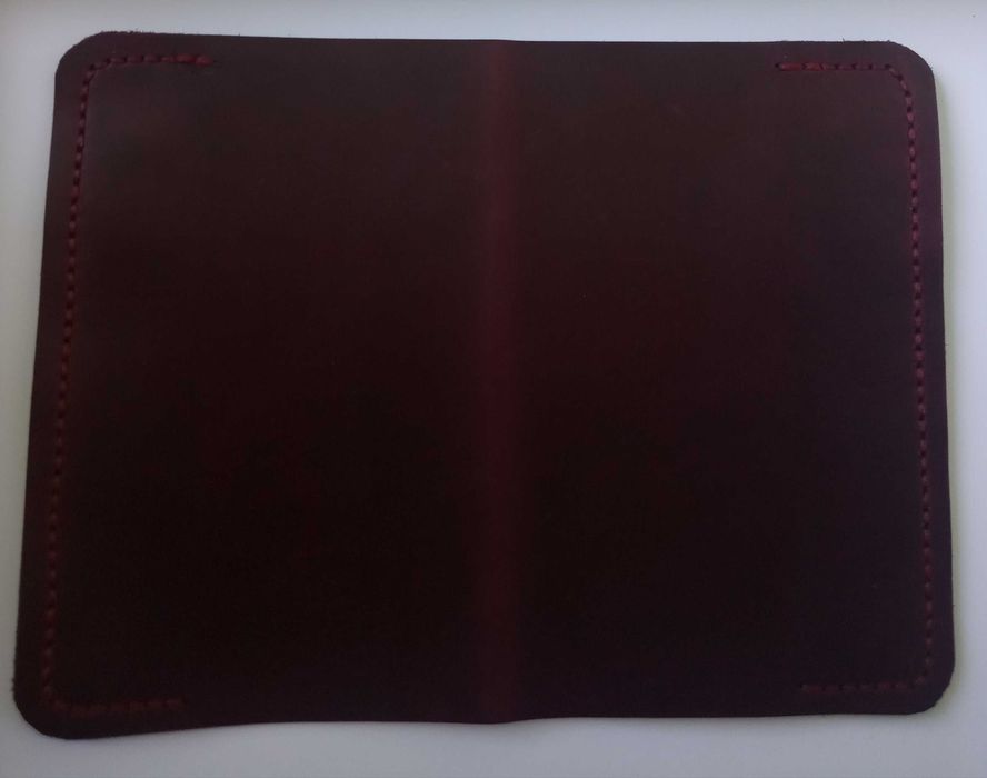 Обложка на паспорт ,чехол для очков из натуральной кожи,ручной работы