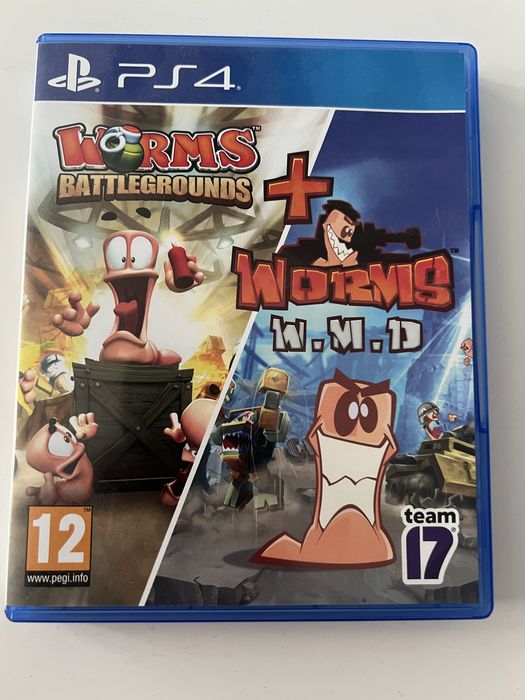 Worms battlegrounds + Worms W.M.D ps4