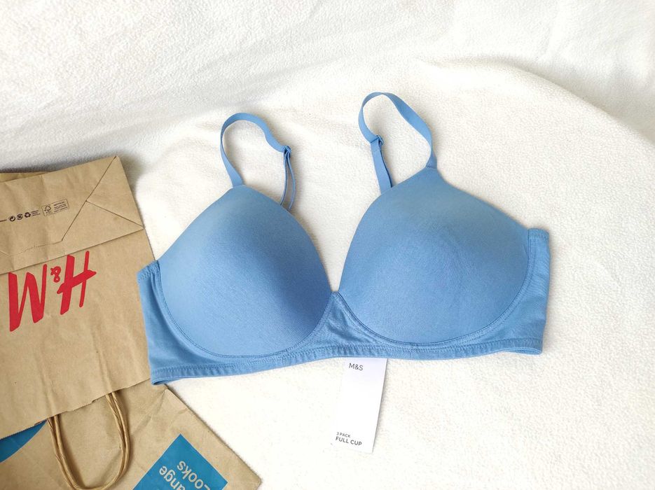 бюстгальтер из хлопка Marks&Spencer (Англия) р. 95 В-С