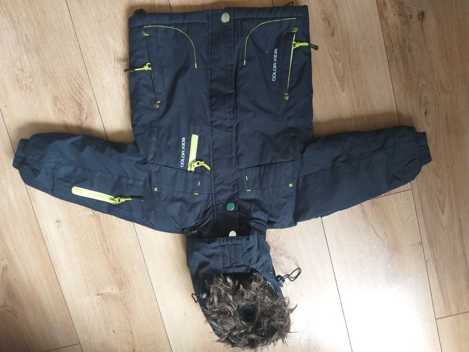 Kurtka narciarska zimowa wodoodporna dla chłopca rozmiar 92