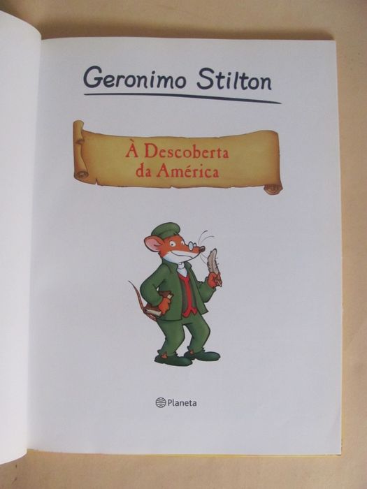 BD - À Descoberta da América de Geronimo Stilton