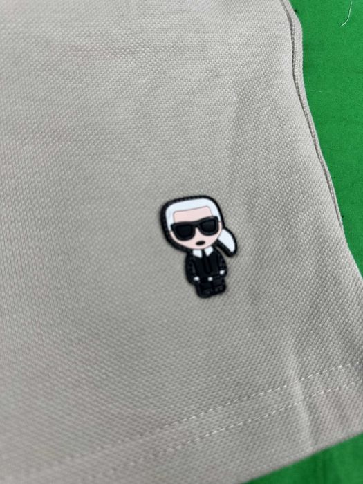 Spodenki dresowe krótkie Karl Lagerfeld Bawelniane beżowe Premium