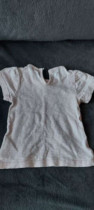 Bluzki, 2 koszulki,  krótki rękaw,  rozmiar 74