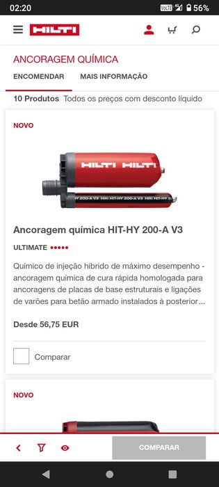 Hilti Hit-Hy 200-A Novos