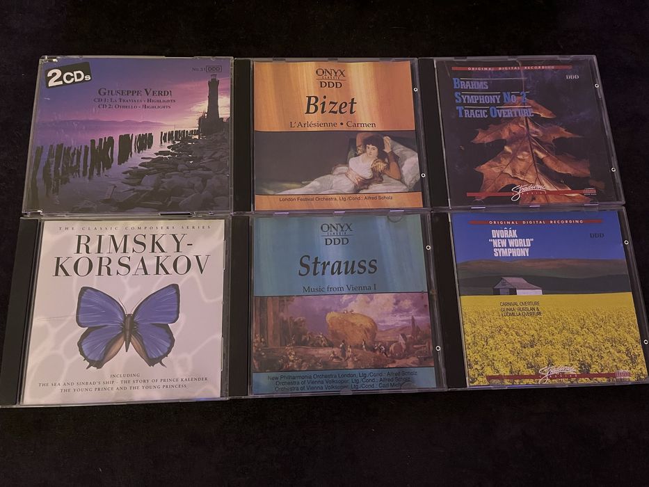Lote de CD’s de música clássica
