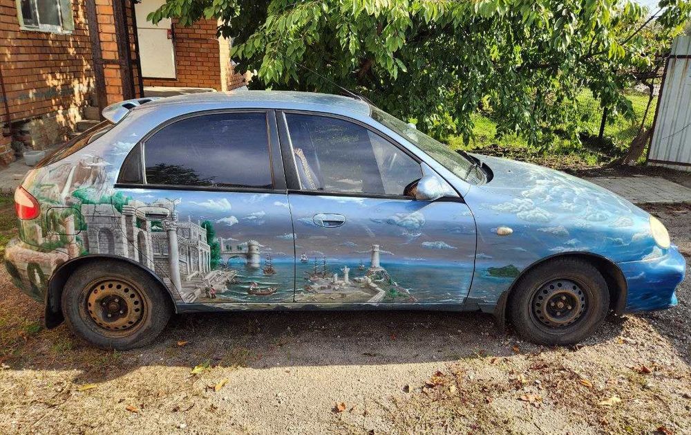 daewoo lanos с аэрографией