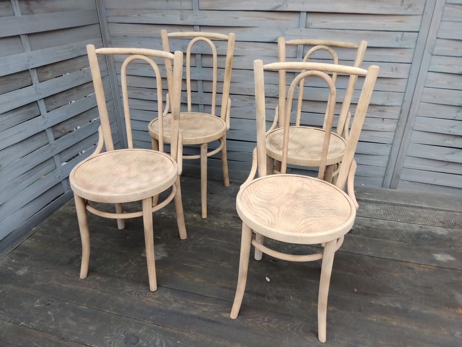 Krzesła Thonet Fameg Radomsko wyszlifowane 4szt