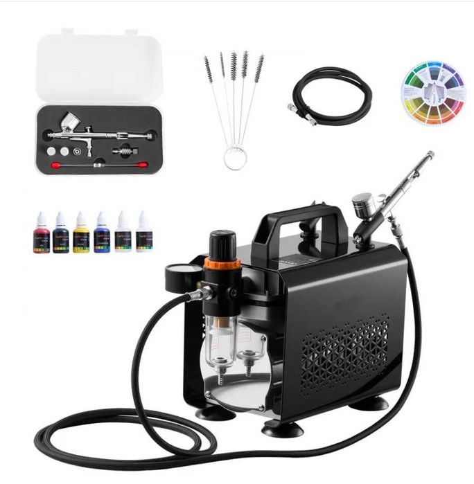 Kit de aerógrafo , kit de aerógrafo com compressor de ar kit pintura precisão