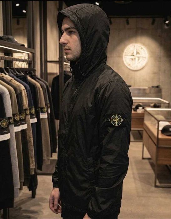Стон Айленд Нейлонова Куртка | Ветровка Stone Island Новая