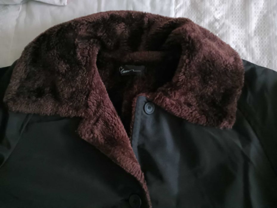 Casaco comprido homem inverno  impermeável tam. XL