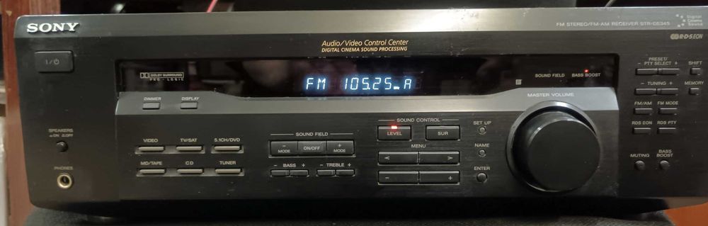 Sony amplituner str-de345 + pilot - kino domowe