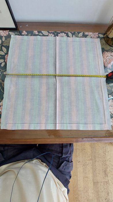 Conjunto de 12 guardanapos em puro linho dos Açores