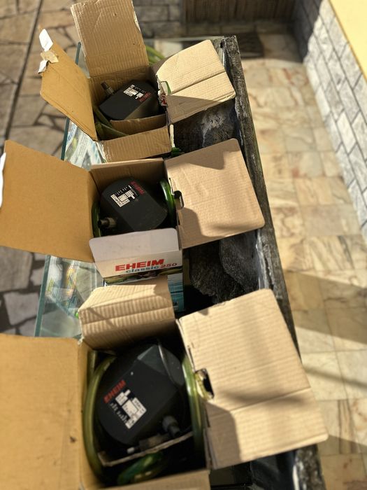 Aquário 160L  com fundo 3D artesanal + filtros eheim + calha ilu.