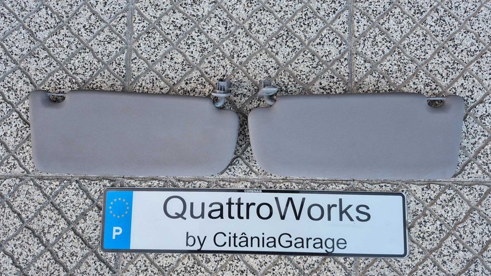 AUDI A4 B5(8D) - A3 8L etc- Palas Sol CINZA IMPECÁVEIS - 1995 até 2002