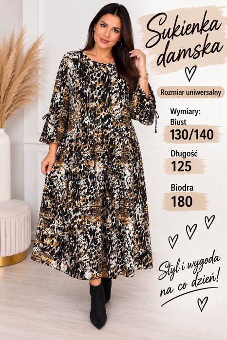 Eleganacka sukienka biust 130/140