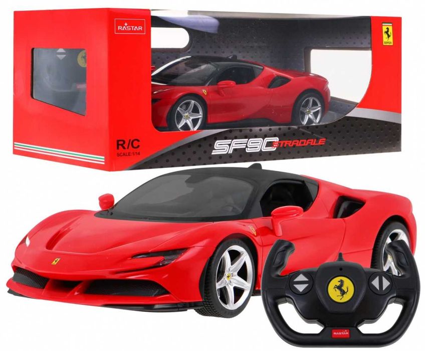 Ferrari SF90 Stradale RASTAR model 1:14 RC auto + pilot ZRC.97300.CR