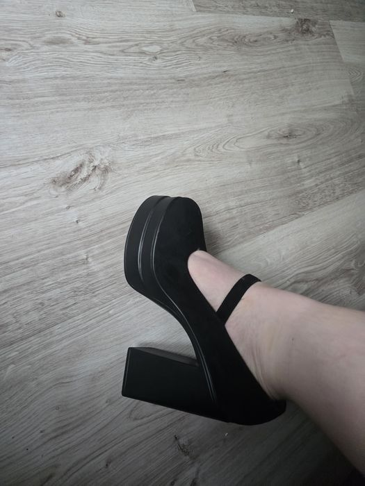 Buty platformy 13 cm alt goth y2k emo scene