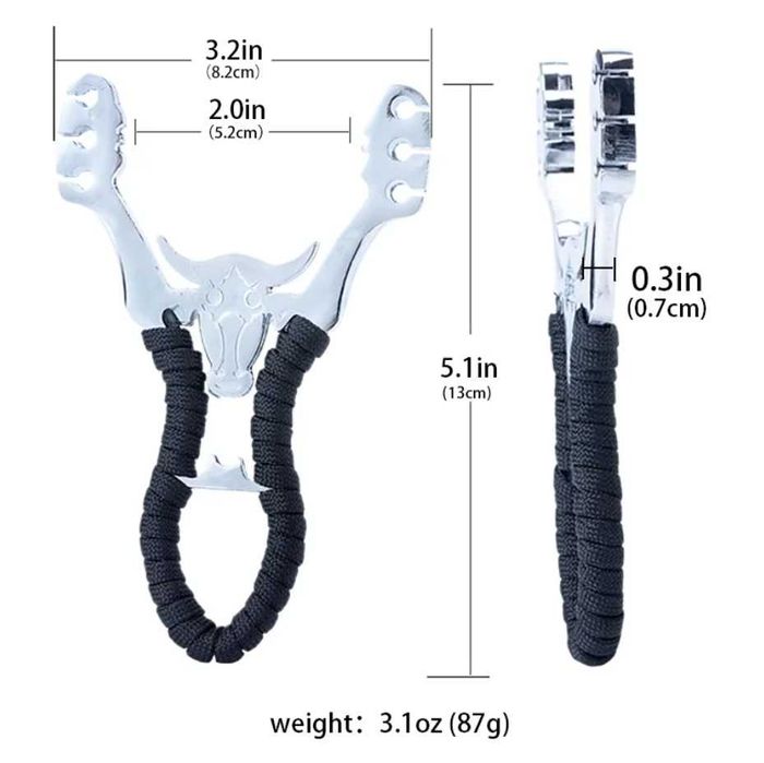 Потужна Рогатка "Буйвол" + зміцнена гумка + 20шт кульок