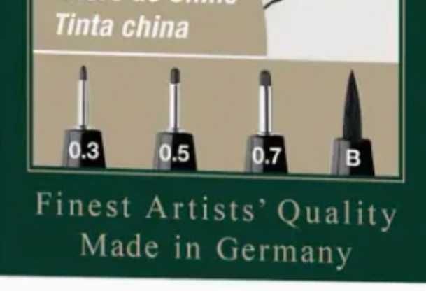 Na Lewara Zestaw pisaków artystycznych Faber-Castell 4 szt Black