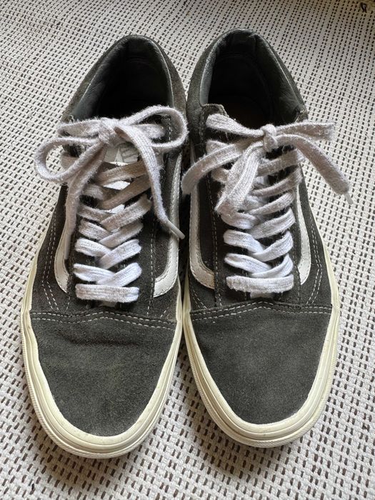 Vans Венси замшеві кеди хакі зелені, 39 (25 см) — оригінал, унісекс