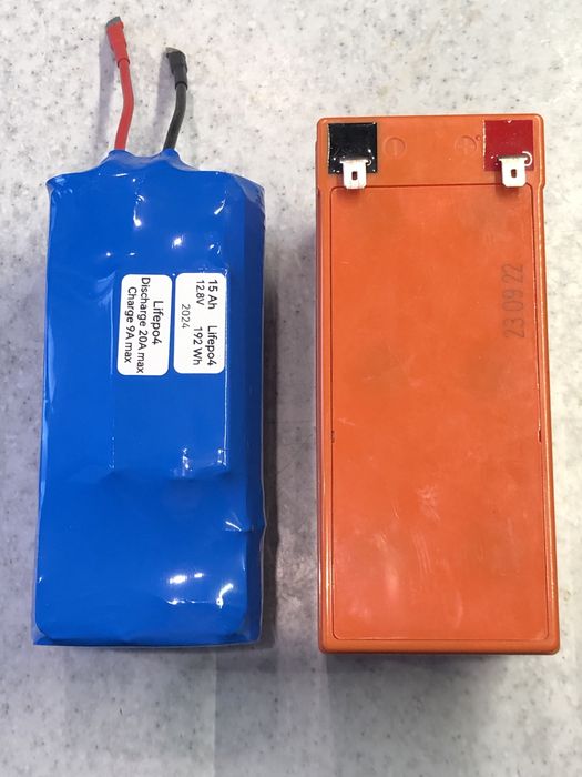 Аккумуляторная батарея LiFePO4 12 В 15Ah 12V для ДБЖ UPS роутера котла