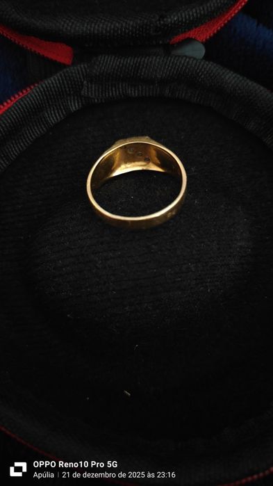 Anel de homem ouro português