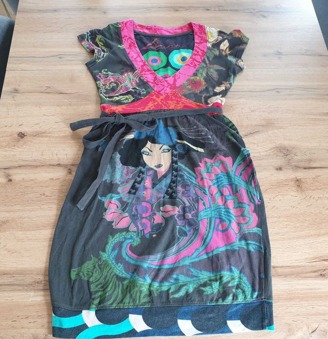 Sukienka Desigual, 100% bawełna, rozmiar S, 36