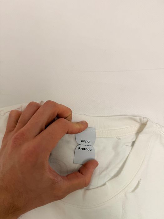 футболка Protocol index project gr Black List S M L vetements balenciaga rick owens