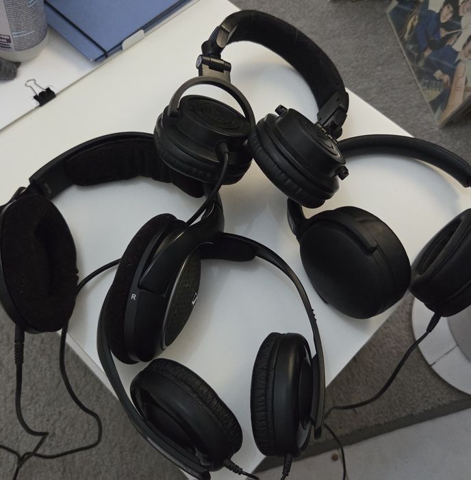Vendo auscultadores sennheiser/áudio technica