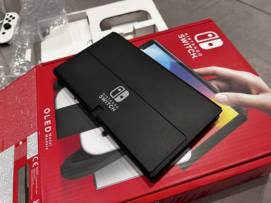 Jak nowa konsola Nintendo Switch Oled biala + gwarancja