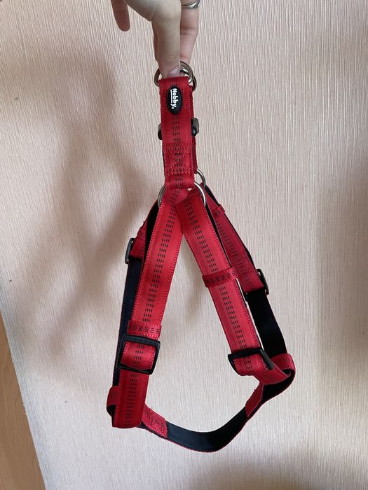 Nobby Soft Grip Step-in Harness Шлея з м'якою підкладкою для собак, червона (L-XL)