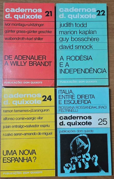Colecção Cadernos D. Quixote (vários volumes)