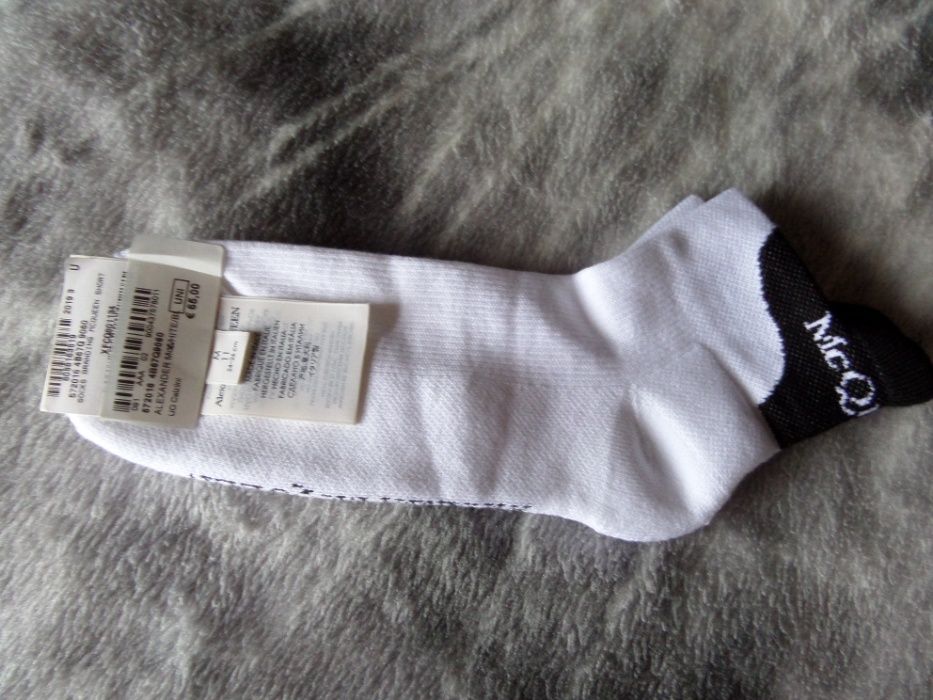 ALEXANDER MCQUENN Skarpetki Stopki Nowa Kolekcja Oryginał Nowe M Super