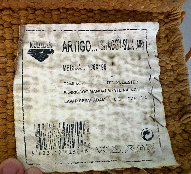Tapete/ Carpete Shaggy Silk 1,30x1,90