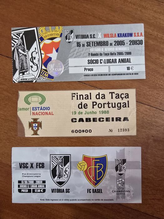 Bilhetes Vitória Sport Club