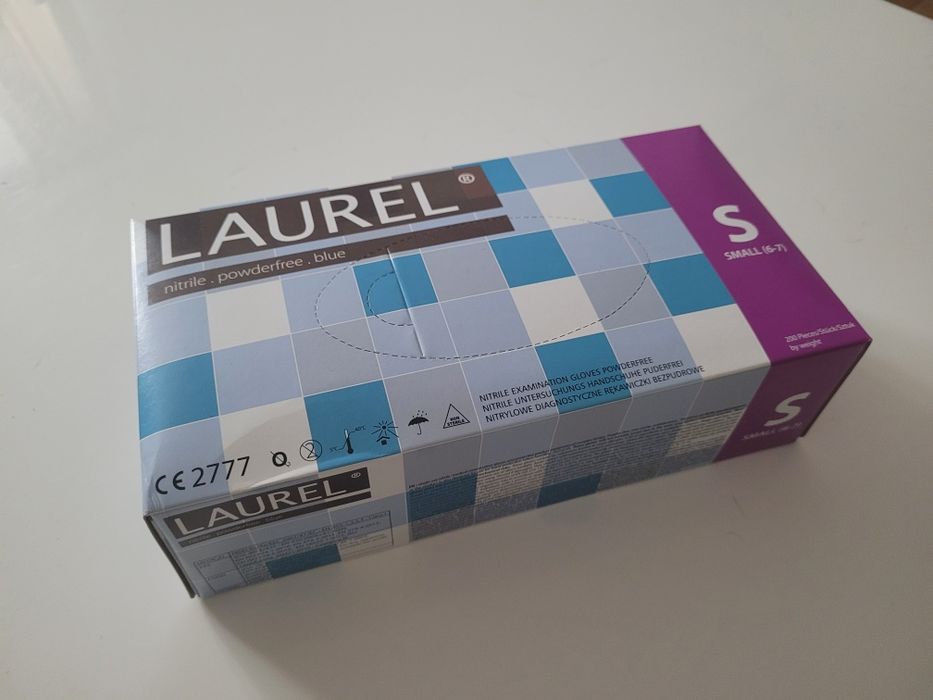 Rekawiczki nitrylowe roz. S 200szt.