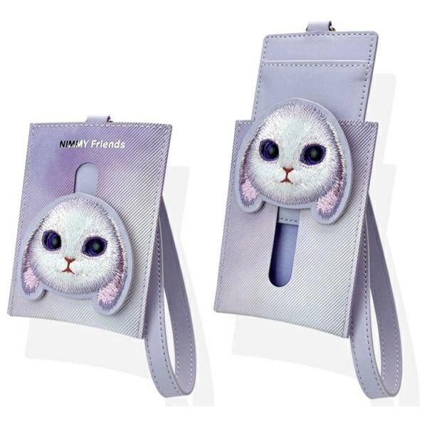 Portfel Nimmy Big Eyed Pet 2.0 Rabbit etui na karty - fioletowy
