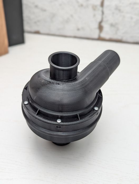 Будівельний циклон на 110D трубу  з конусом