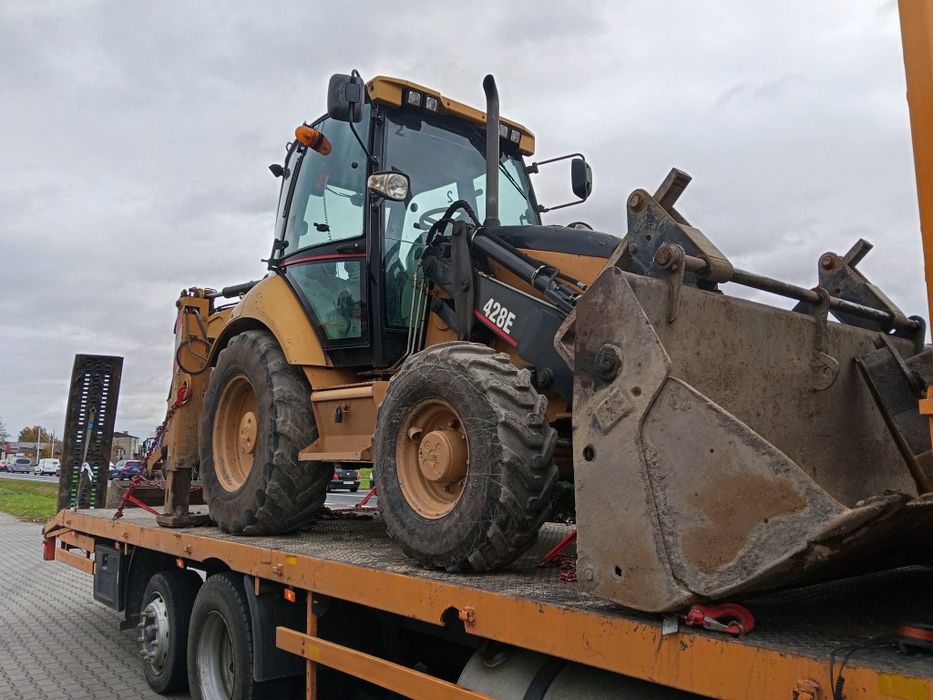 Wynajem koparko ładowarke CAT 428E na doby