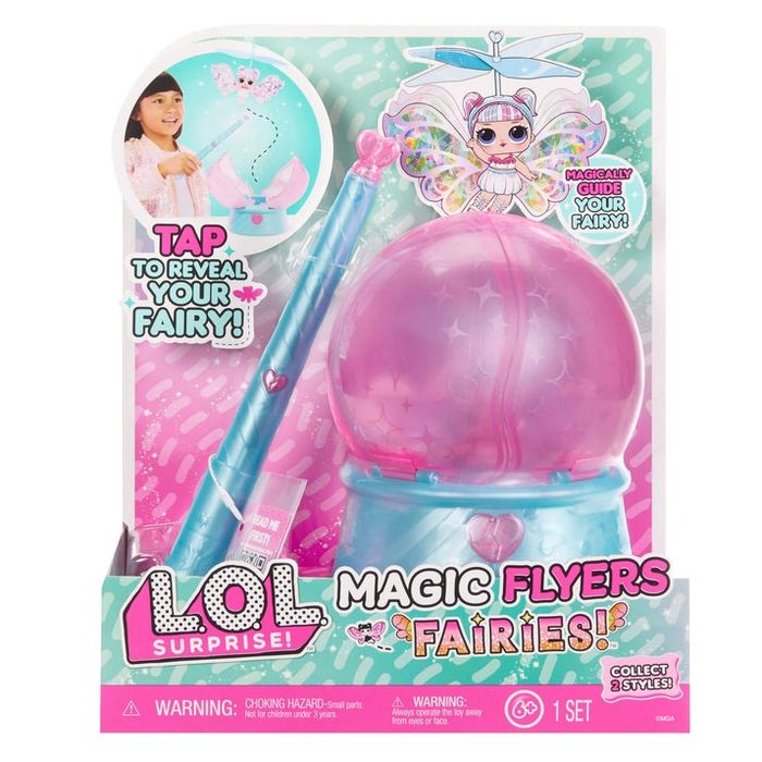 Оригінал набір літаюча лол lol magic flyer fairies фея квіточка сніжинка flower child snowflake flyers летающая снежинка