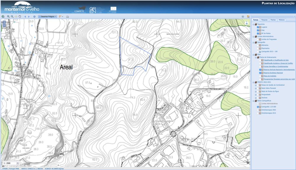 Terreno de 25 550 m2 com Vistas Deslumbrantes – Montemor-o-Velho