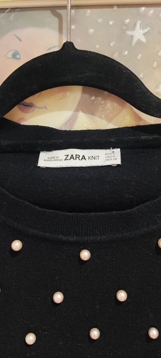 Camisola preta Zara tamanho M